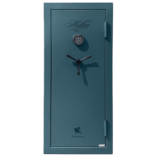 Hollon Dominion Gun Safe DOM-16E, 16 Guns, Fire Rated, Electronic Lock, Teal