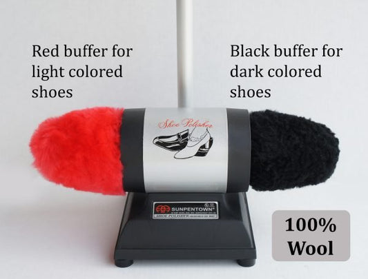 Sunpentown UC-989 Dual-Buffer Shoe Polisher – Stand-Up Electric Design