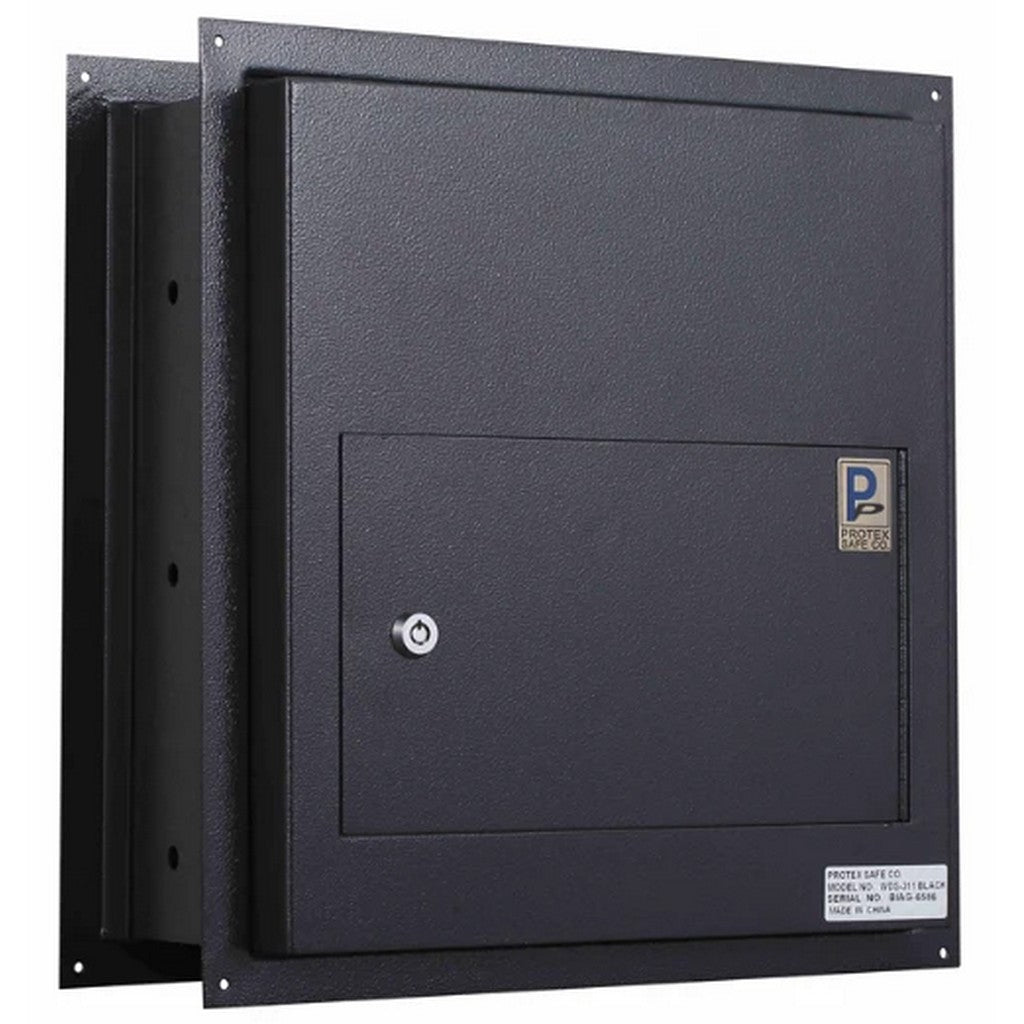 Protex WDS-311-Black Through-Wall Drop Box – Tubular Lock & Anti-Fish Baffle