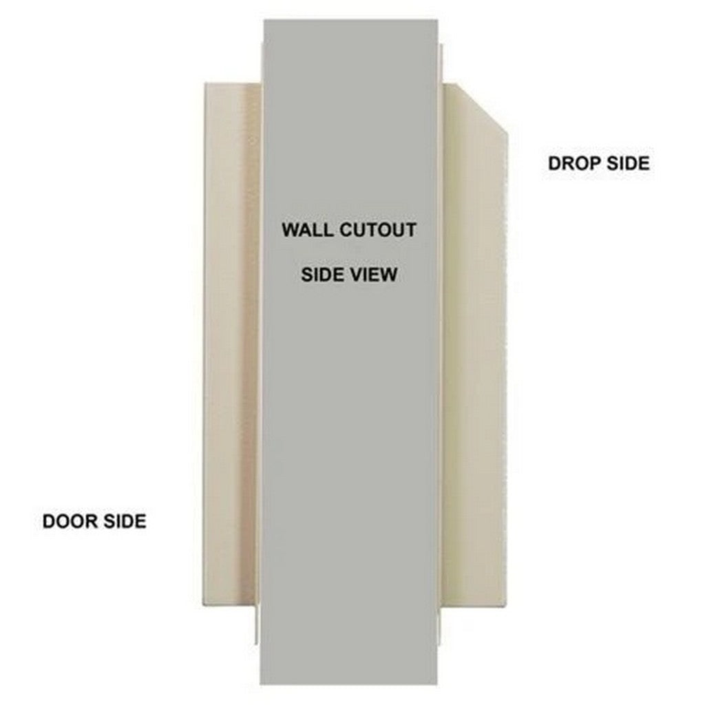 Protex WDS-311-Black Through-Wall Drop Box – Tubular Lock & Anti-Fish Baffle