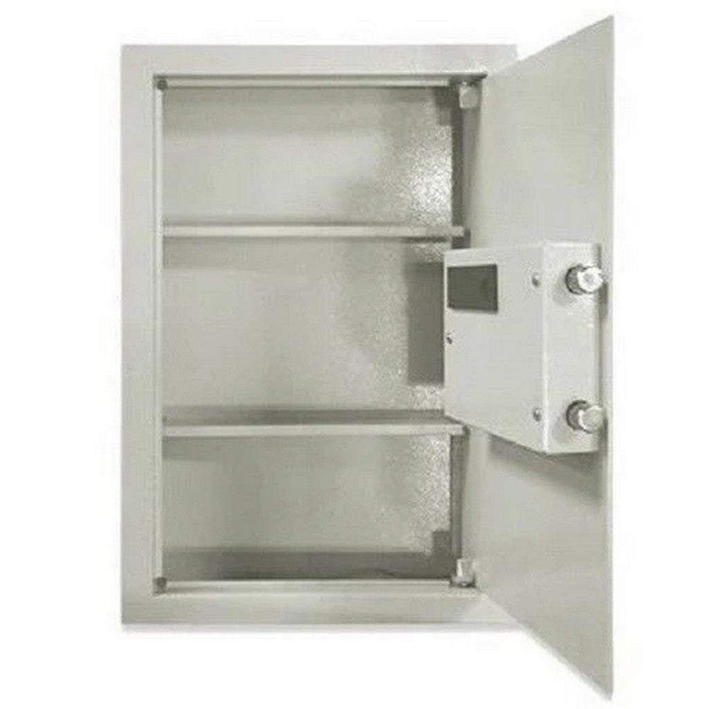 Hollon WS-BIO-1 Wall Safe – Biometric Fingerprint Lock & Keypad Access