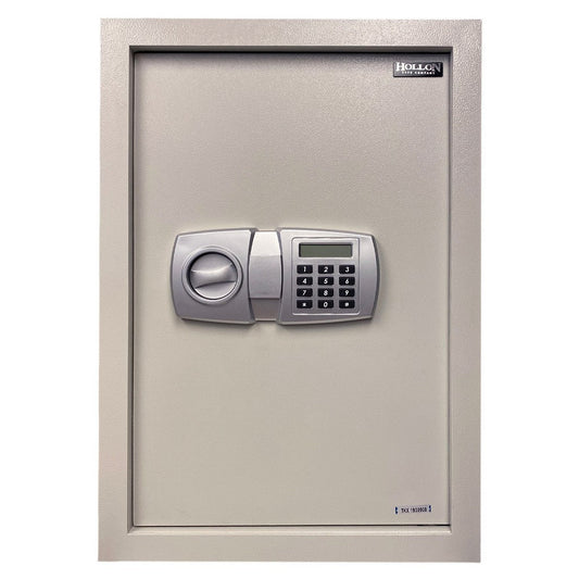 Hollon WSE-2114 Electronic Wall Safe – Digital Keypad + Backup Key Access