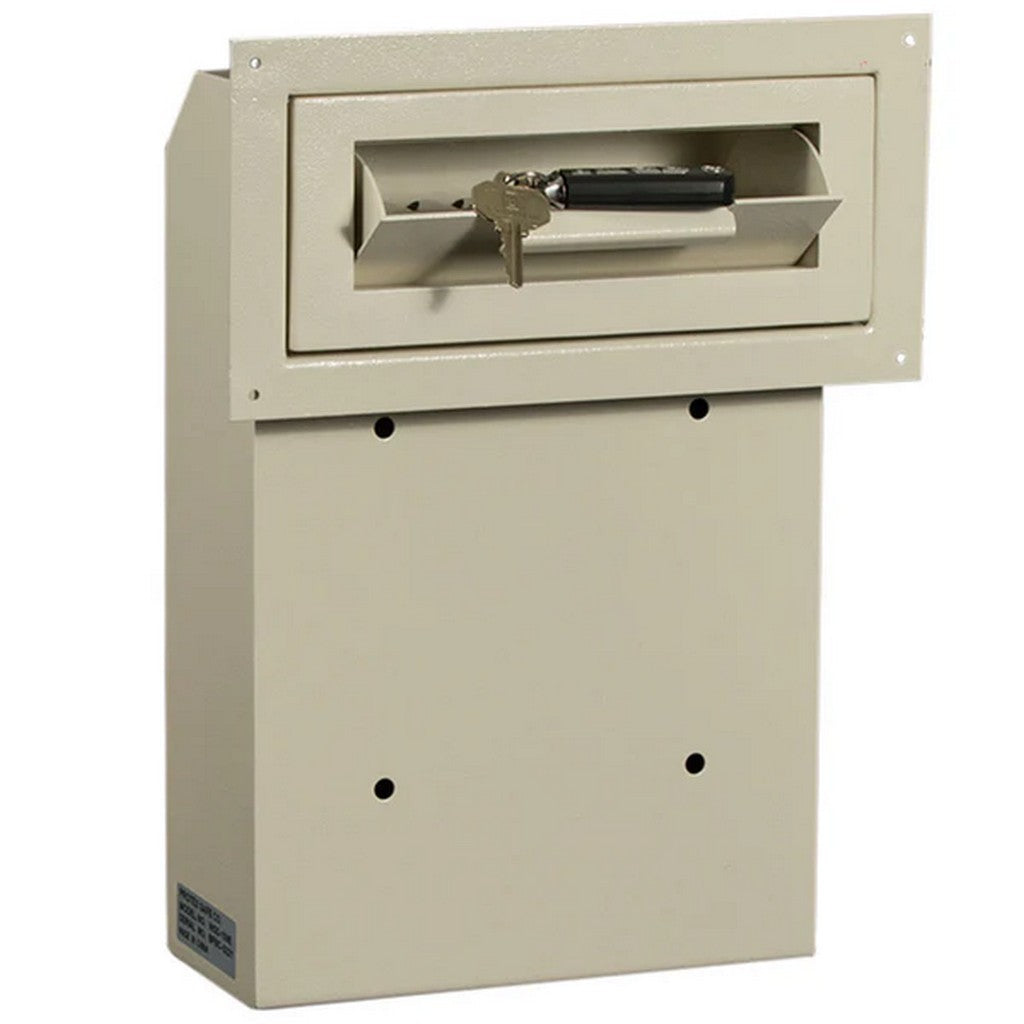 Protex WSS-159E II Drop Box, Electronic Lock, Through-Door, Anti-Fish, Steel