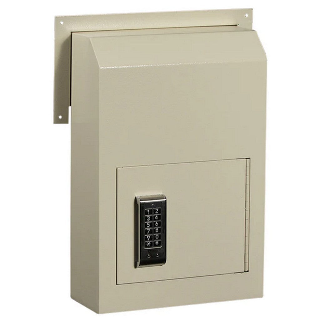 Protex WSS-159E II Drop Box, Electronic Lock, Through-Door, Anti-Fish, Steel