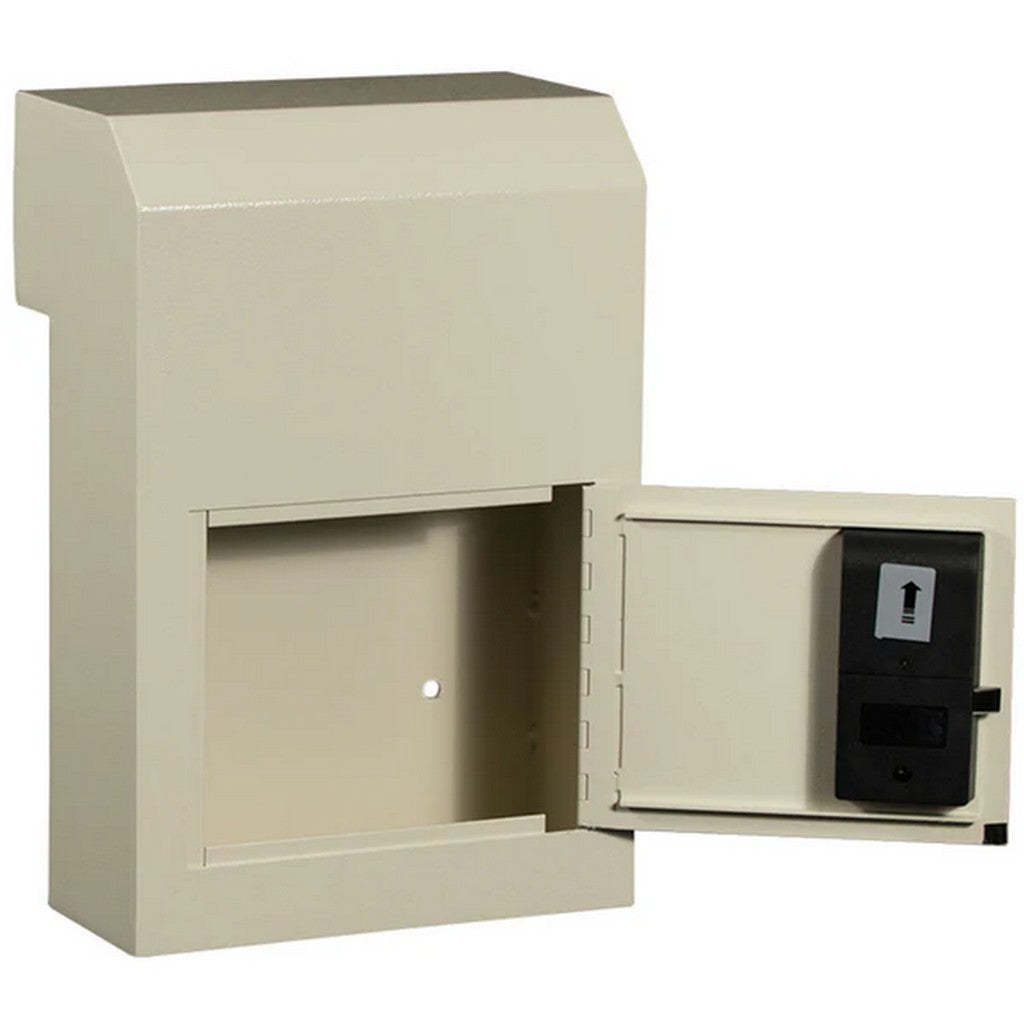Protex WSS-159E II Drop Box, Electronic Lock, Through-Door, Anti-Fish, Steel