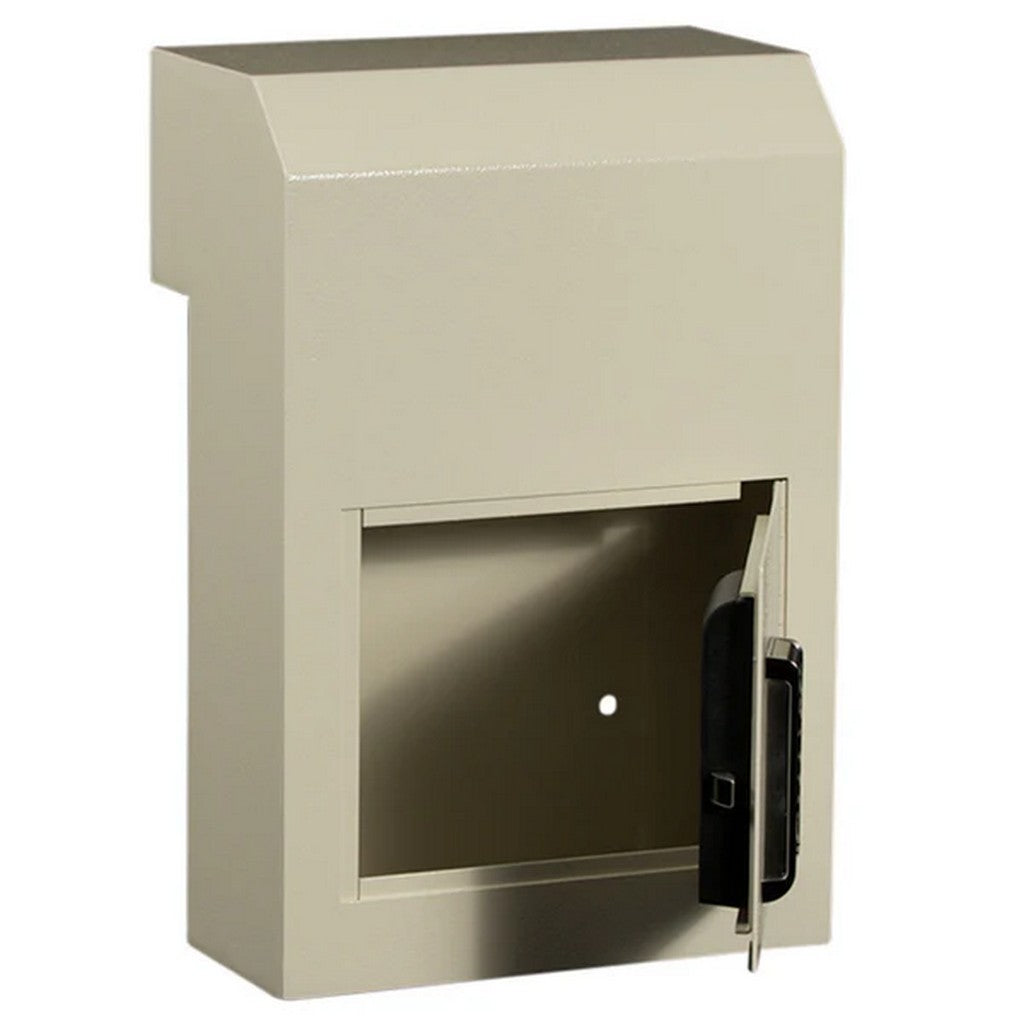 Protex WSS-159E II Drop Box, Electronic Lock, Through-Door, Anti-Fish, Steel
