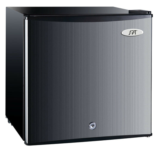 Sunpentown UF-114SS 1.1 Cu Ft Compact Upright Freezer – Lock & Manual Defrost