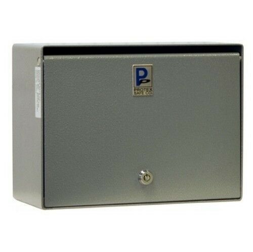 Protex SDB-250 Under-Counter Drop Box – Tubular Key Lock, 0.24 cu. ft. Capacity