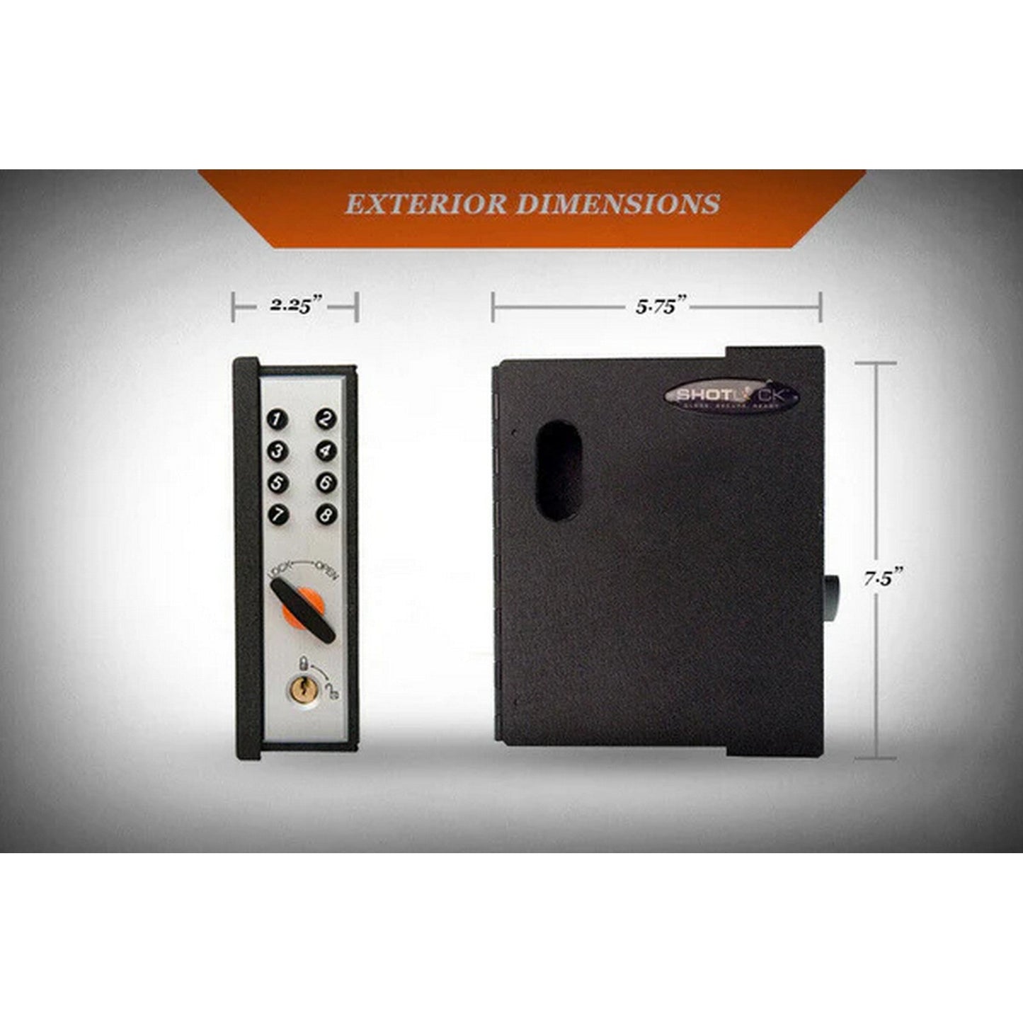 SecureVault SECSL-SSV200M – Heavy-Duty Wall-Mount Locking Safe for Home & Vehicle Storage