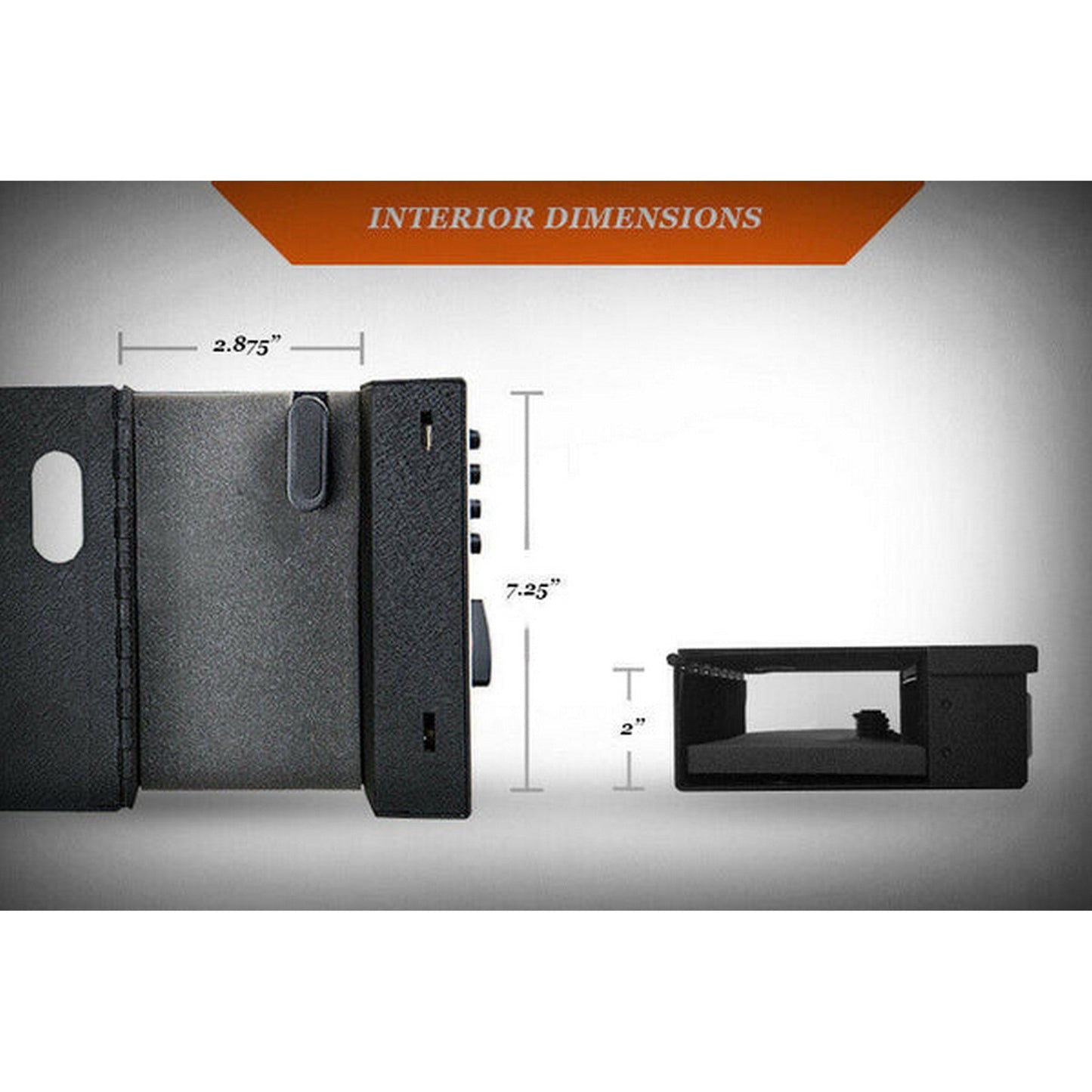SecureVault SECSL-SSV200M – Heavy-Duty Wall-Mount Locking Safe for Home & Vehicle Storage